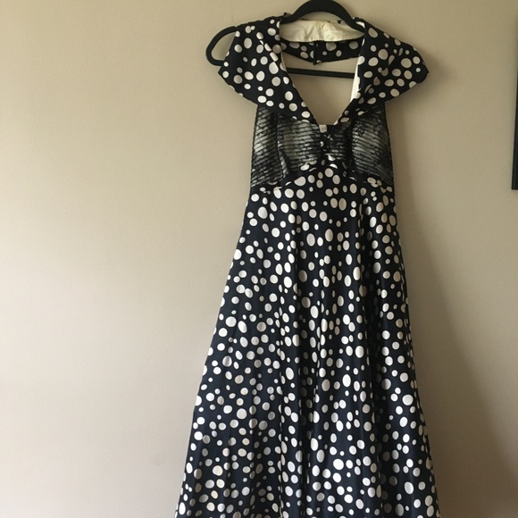 Kathy Heyndels Black and White Cocktail Dress - Picture 9 of 9